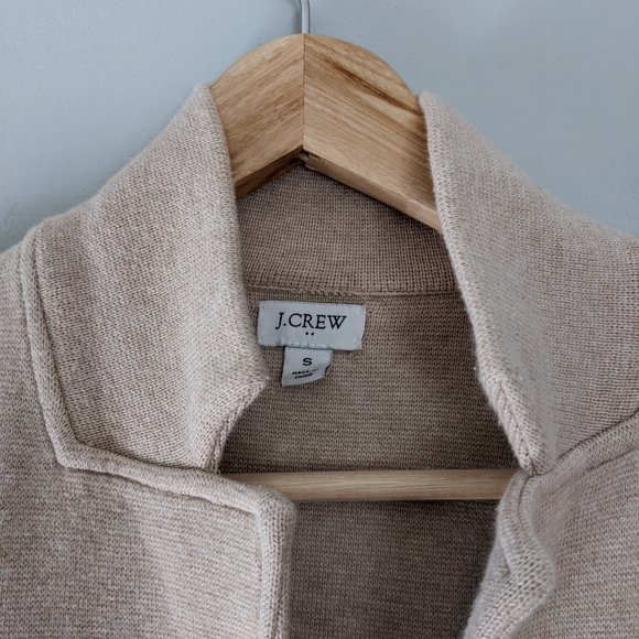 J. Crew Beige Cardigan Sweater - Picture 3 of 5